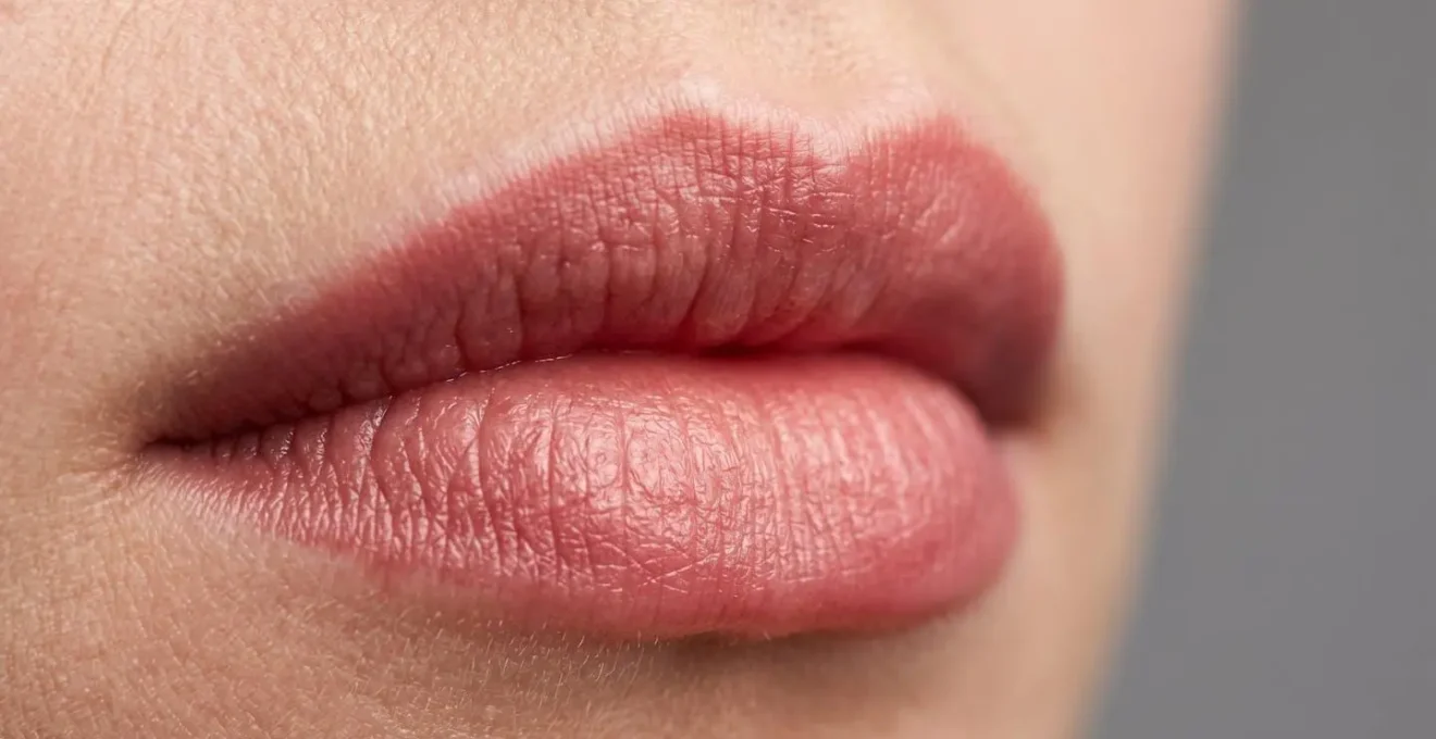 Gros plan technique sur l'arc de Cupidon avec dégradé de pigmentation naturel